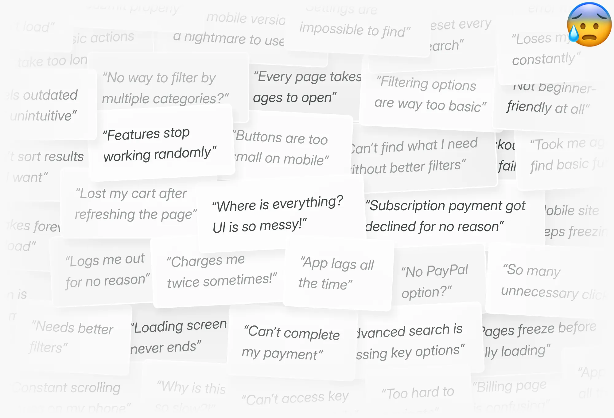 Abstract representation of feedback noise and chaos